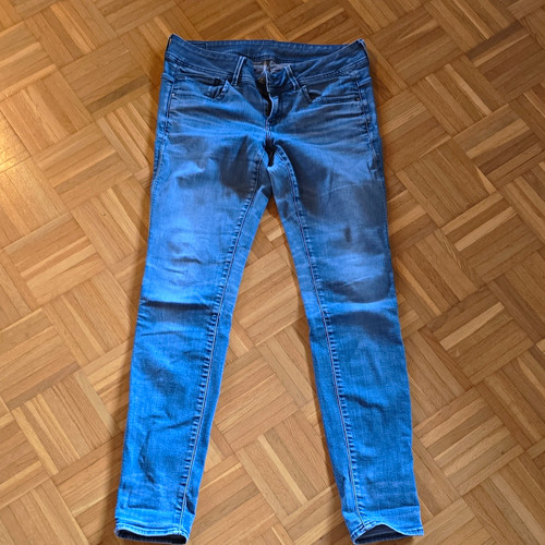 Star raw lynn mid - mid, skinny